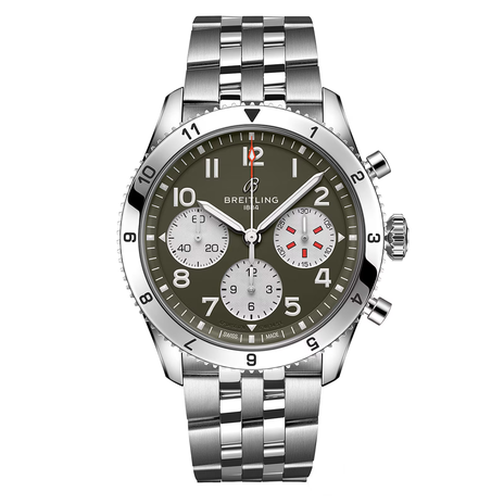 Men's watch / unisex  BREITLING, Classic AVI Chronograph Curtiss Warhawk / 42mm, SKU: A233802A1L1A1 | watchphilosophy.co.uk