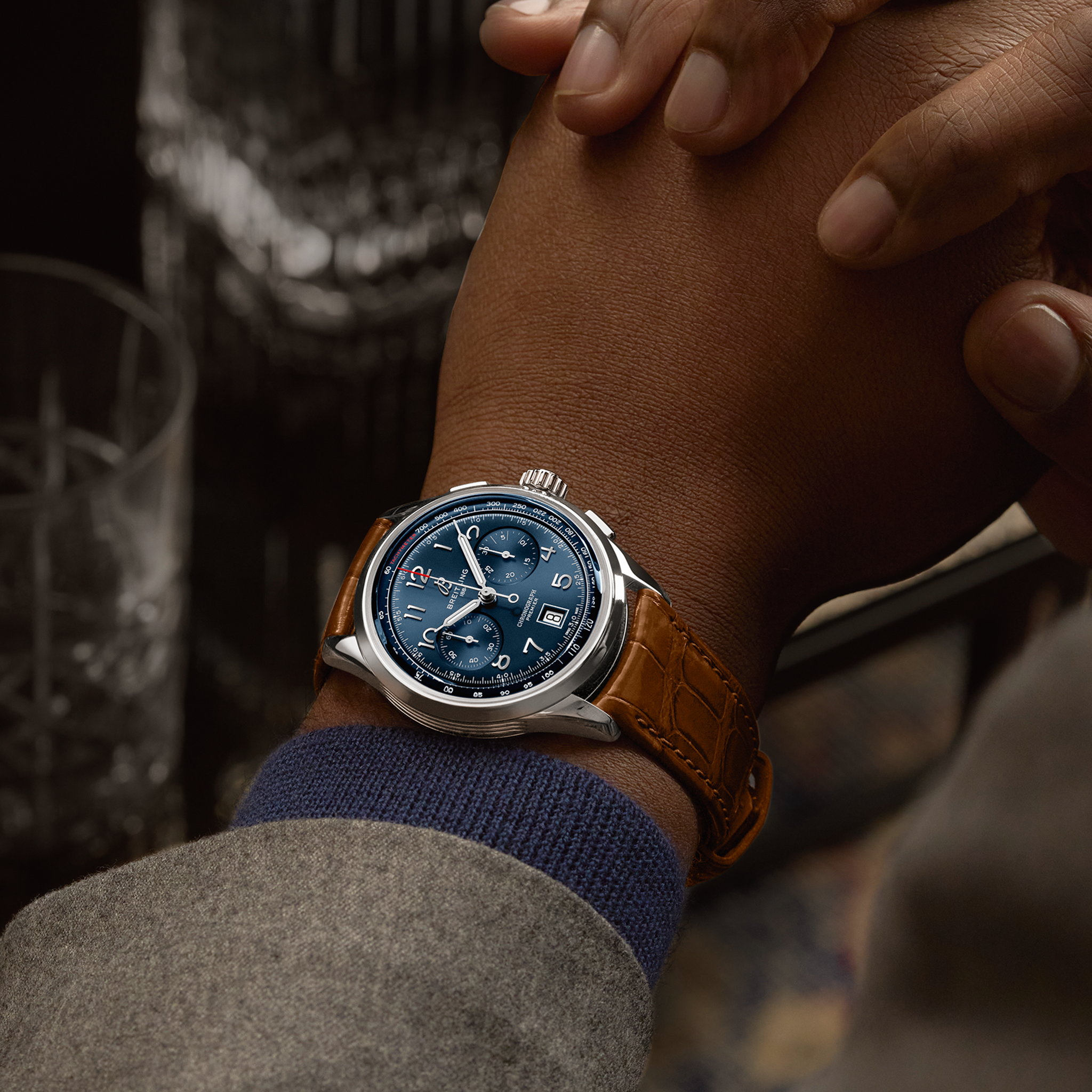 Men's watch / unisex BREITLING, Premier B01 Chronograph / 42mm, SKU: AB0145171C1P1 | watchphilosophy.co.uk