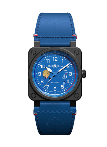 Men's watch / unisex  BELL & ROSS, BR 03-92 Patrouille de France 70th Anniversary / 42mm, SKU: BR0392-PAF7-CE/SCA | watchphilosophy.co.uk