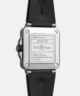 Men's watch / unisex  BELL & ROSS, BR-03 Diver Black Steel / 42mm, SKU: BR03A-D-BL-ST-SRB | watchphilosophy.co.uk