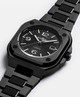 Men's watch / unisex  BELL & ROSS, BR 05 Black Ceramic / 41mm, SKU: BR05A-BL-CE/SCE | watchphilosophy.co.uk