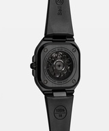 Men's watch / unisex  BELL & ROSS, BR 05 Skeleton Black Ceramic / 41mm, SKU: BR05A-BL-SK-CE/SRB | watchphilosophy.co.uk