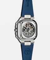 Men's watch / unisex  BELL & ROSS, BR 05 Chrono Blue Steel / 42mm, SKU: BR05C-BLU-ST/SRB | watchphilosophy.co.uk