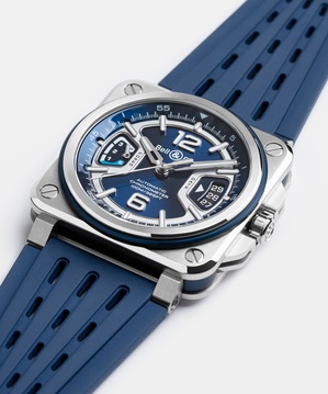 Men's watch / unisex  BELL & ROSS, BR-X3 Blue Steel / 41mm, SKU: BRX3R-BLU-ST/SRB | watchphilosophy.co.uk
