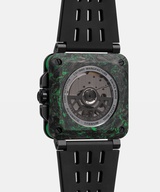 Men's watch / unisex  BELL & ROSS, BR-X3 Night Vision Limited Edition / 41mm, SKU: BRX3R-GN-CA/SRB | watchphilosophy.co.uk