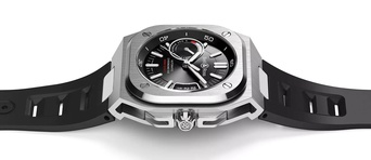 Men's watch / unisex  BELL & ROSS, BR-X5 Black Steel / 41mm, SKU: BRX5R-BL-ST/SRB | watchphilosophy.co.uk