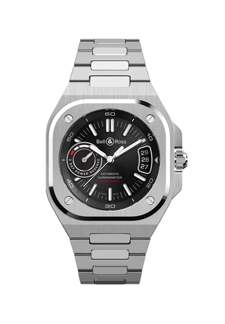 Men's watch / unisex  BELL & ROSS, BR-X5 Black Steel / 41mm, SKU: BRX5R-BL-ST/SST | watchphilosophy.co.uk