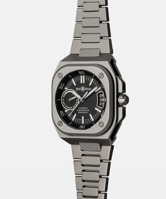 Men's watch / unisex  BELL & ROSS, BR-X5 Black Titanium / 41mm, SKU: BRX5R-BL-TI/STI | watchphilosophy.co.uk