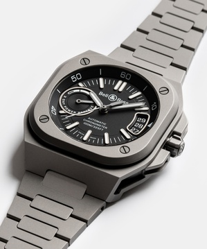 Men's watch / unisex  BELL & ROSS, BR-X5 Black Titanium / 41mm, SKU: BRX5R-BL-TI/STI | watchphilosophy.co.uk