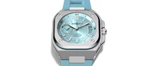 Men's watch / unisex  BELL & ROSS, BR-X5 Ice Blue Steel / 41mm, SKU: BRX5R-IB-ST/SRB | watchphilosophy.co.uk