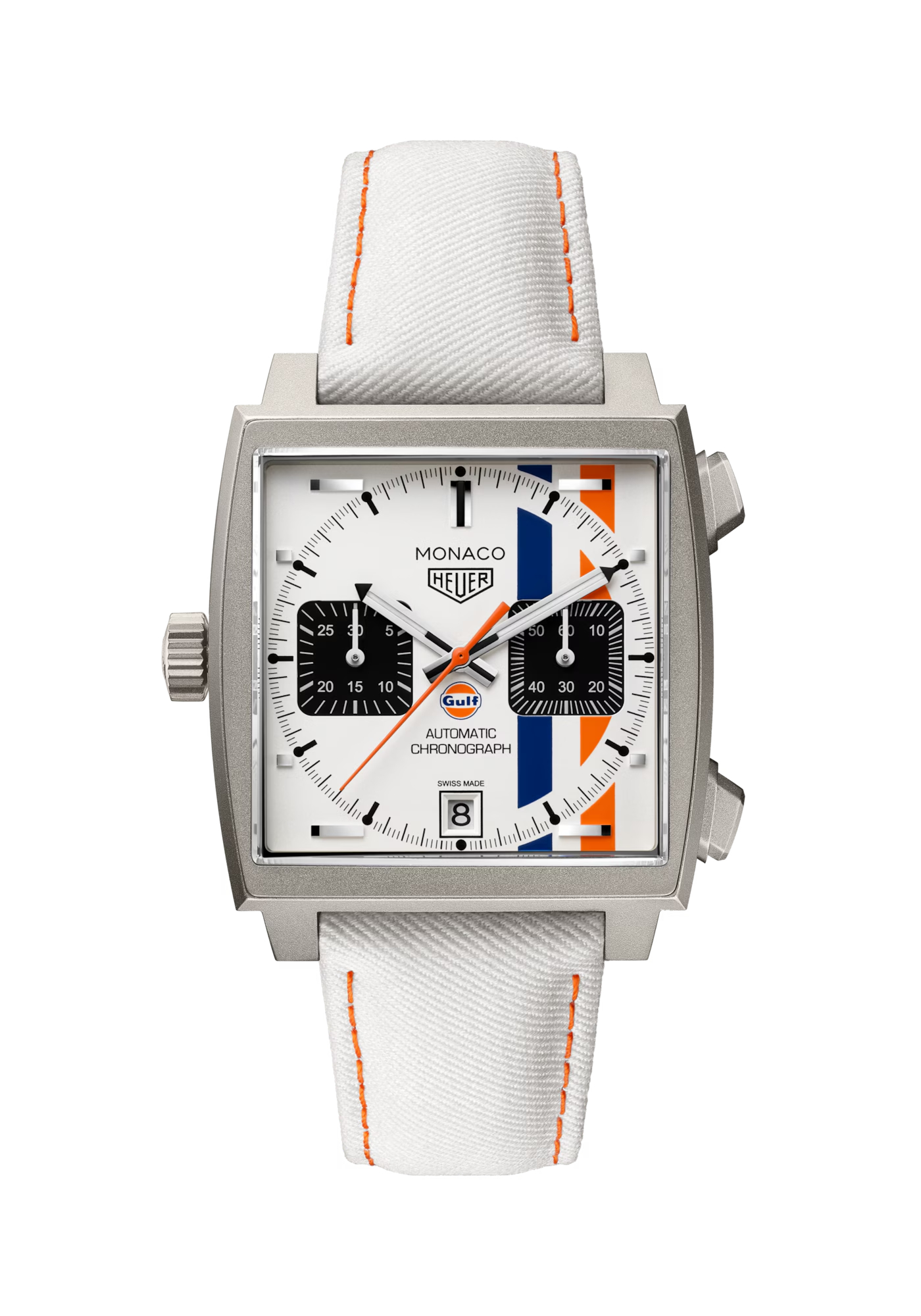 Men's watch / unisex TAG HEUER, Monaco Chronograph x Gulf Limited Edition / 39mm, SKU: CAW218G.EB0393 | watchphilosophy.co.uk
