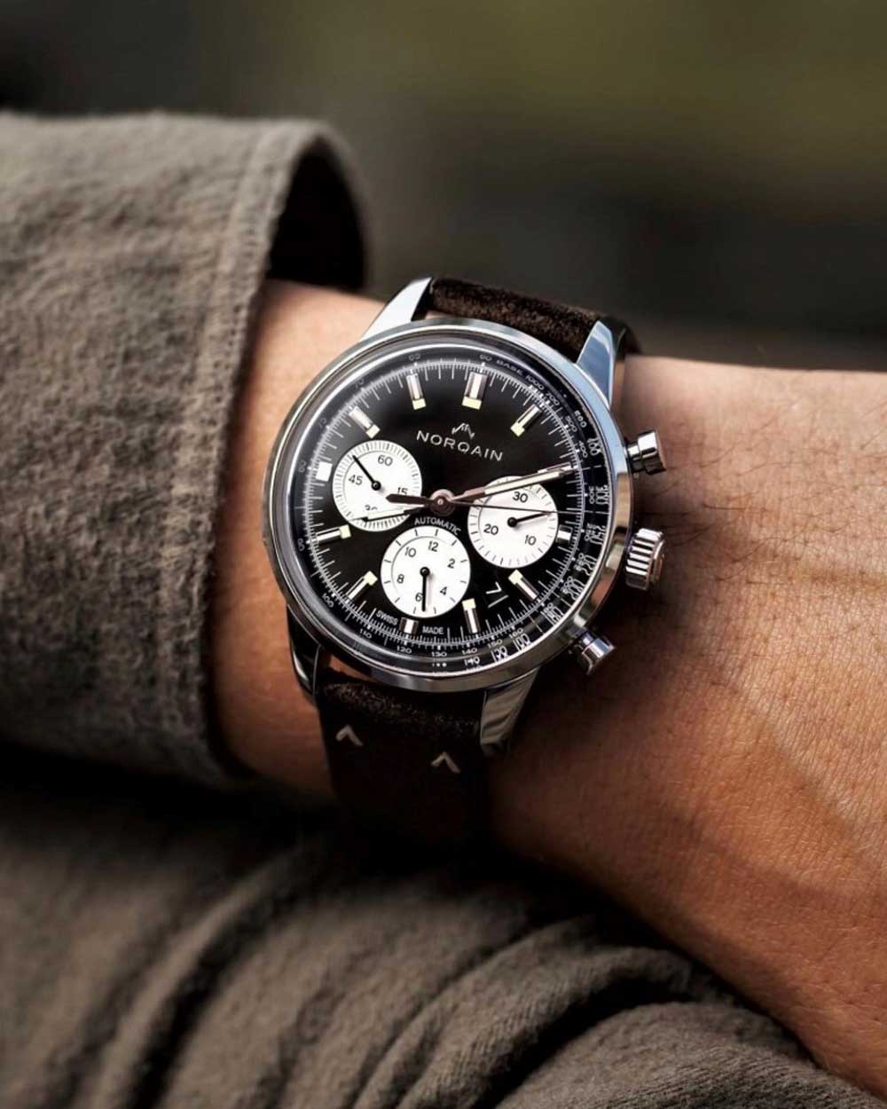 Men's watch / unisex  NORQAIN, Freedom 60 Chrono / 43mm, SKU: N2200S22C/B221/20EO.18S | watchphilosophy.co.uk