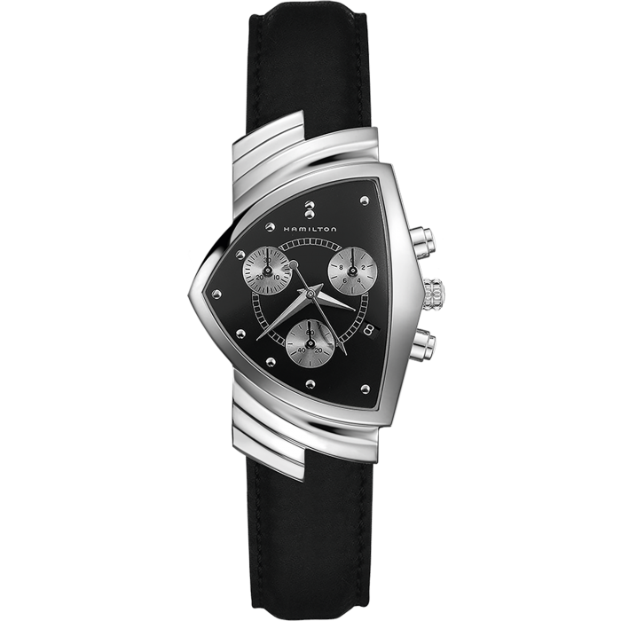 Men's watch / unisex  HAMILTON, Ventura Chrono Quartz / 32.3mm x 50.3mm, SKU: H24412732 | watchphilosophy.co.uk