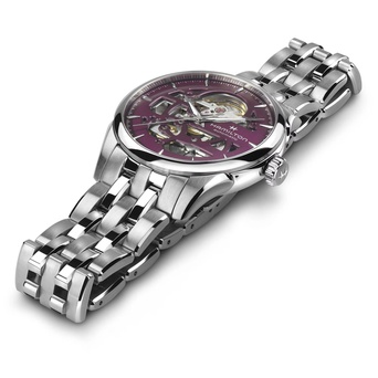 Ladies' watch  HAMILTON, Jazzmaster Skeleton Lady Auto / 36mm, SKU: H32265101 | watchphilosophy.co.uk