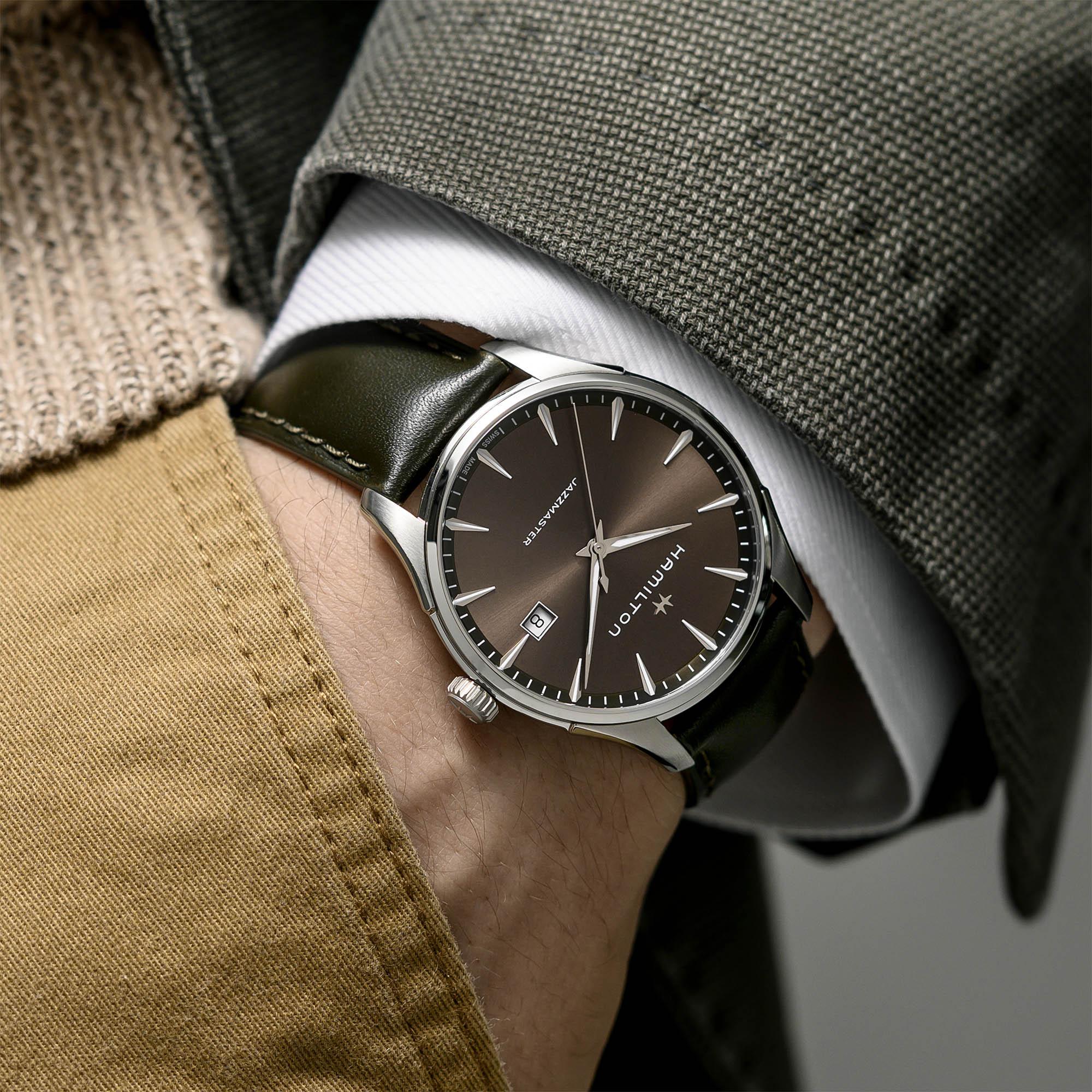 Men's watch / unisex  HAMILTON, Jazzmaster Gent Quartz / 40mm, SKU: H32451801 | watchphilosophy.co.uk