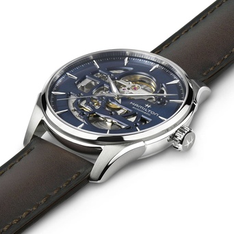 Men's watch / unisex  HAMILTON, Jazzmaster Skeleton Auto / 40mm, SKU: H42535541 | watchphilosophy.co.uk