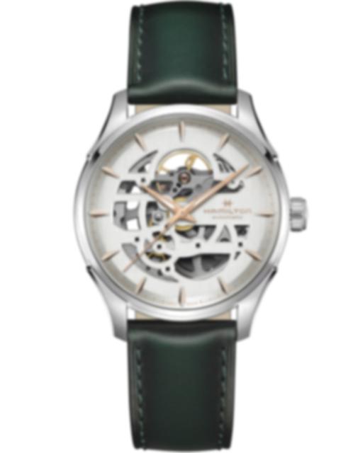 Men's watch / unisex HAMILTON, Jazzmaster Skeleton Auto / 40mm, SKU: H42535810 | watchphilosophy.co.uk