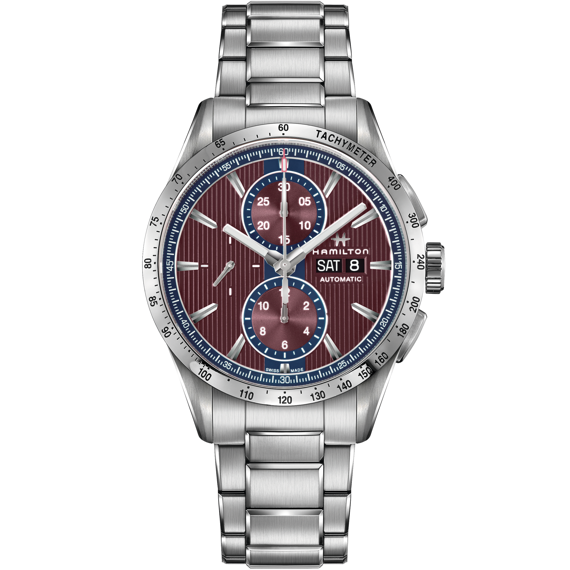 Men's watch / unisex  HAMILTON, Broadway Auto Chrono / 43mm, SKU: H43516171 | watchphilosophy.co.uk