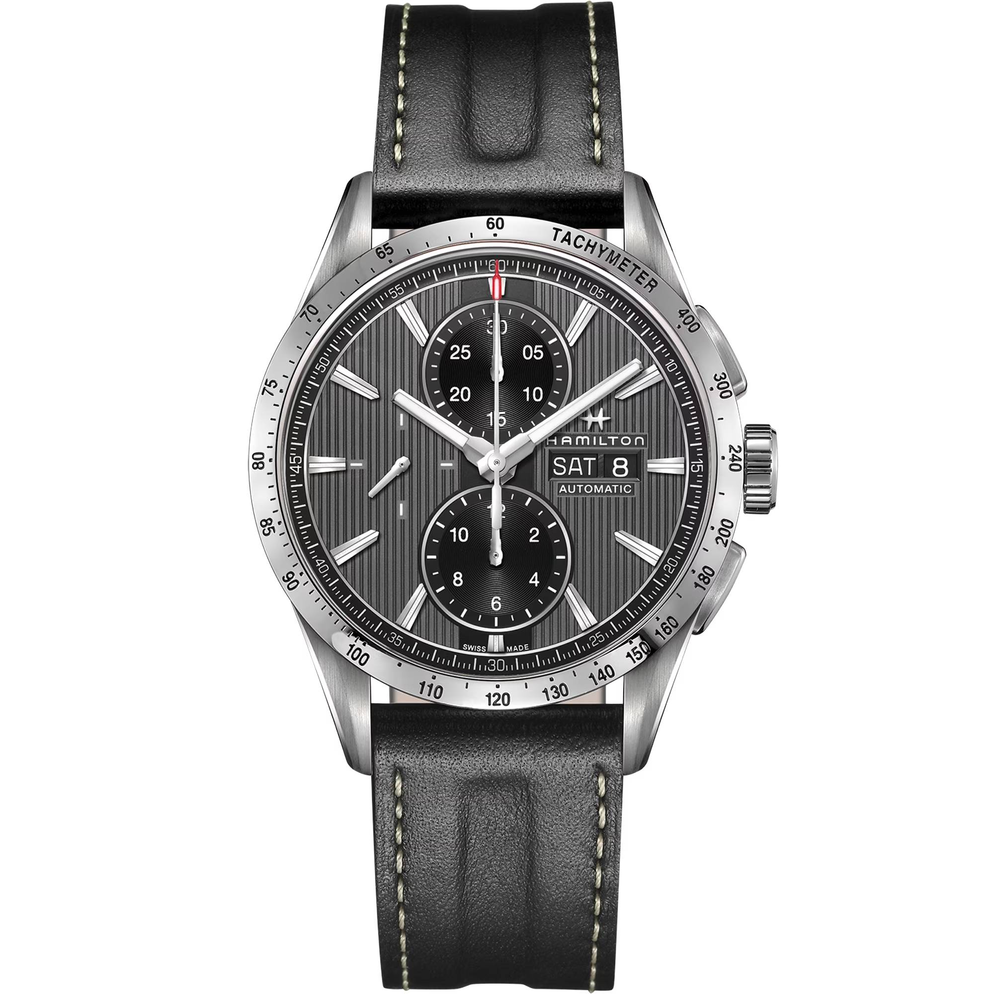 Men's watch / unisex  HAMILTON, Broadway Auto Chrono / 43mm, SKU: H43516731 | watchphilosophy.co.uk