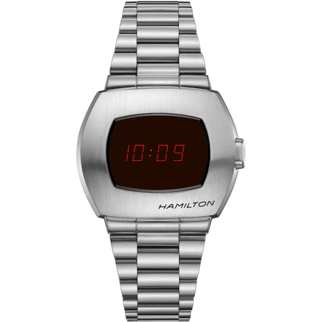 Men's watch / unisex  HAMILTON, American Classic PSR Digital Quartz / 40.8mm x 34.7mm, SKU: H52414130 | watchphilosophy.co.uk