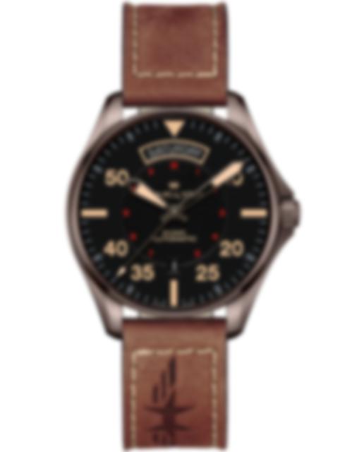 Men's watch / unisex  HAMILTON, Khaki Aviation Day Date Auto / 42mm, SKU: H64605531 | watchphilosophy.co.uk