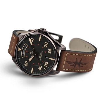 Men's watch / unisex  HAMILTON, Khaki Aviation Day Date Auto / 42mm, SKU: H64605531 | watchphilosophy.co.uk