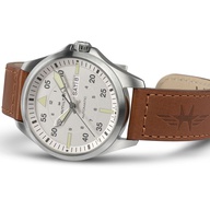 Men's watch / unisex  HAMILTON, Khaki Aviation Pilot Day Date Auto / 42mm, SKU: H64635550 | watchphilosophy.co.uk