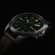 Men's watch / unisex  HAMILTON, Khaki Aviation Pilot Day Date Auto / 42mm, SKU: H64635560 | watchphilosophy.co.uk