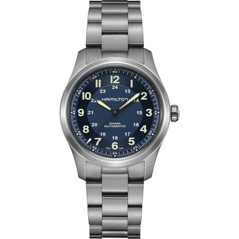 Men's watch / unisex  HAMILTON, Khaki Field Titanium Auto / 38mm, SKU: H70205140 | watchphilosophy.co.uk