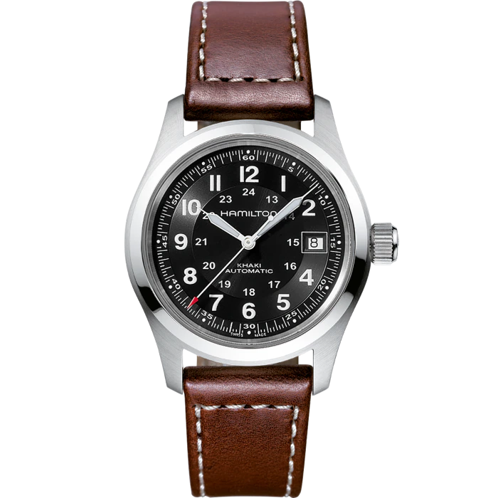 Men's watch / unisex  HAMILTON, Khaki Field Auto / 38mm, SKU: H70455533 | watchphilosophy.co.uk