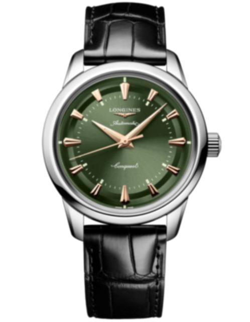 Men's watch / unisex LONGINES, Conquest Heritage / 38mm, SKU: L1.649.4.02.2 | watchphilosophy.co.uk