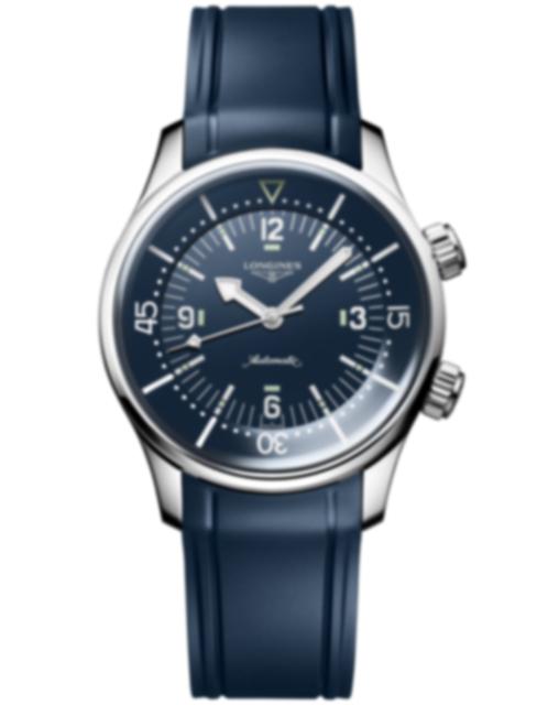 Men's watch / unisex LONGINES, Legend Diver / 39mm, SKU: L3.764.4.90.9 | watchphilosophy.co.uk