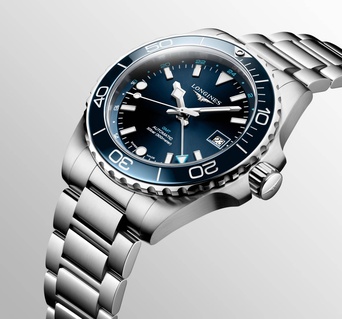 Men's watch / unisex  LONGINES, HydroConquest GMT / 41mm, SKU: L3.790.4.96.6 | watchphilosophy.co.uk