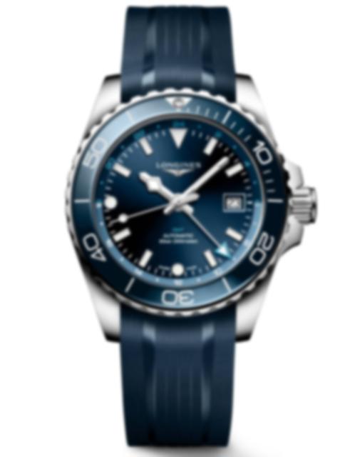 Men's watch / unisex  LONGINES, HydroConquest GMT / 41mm, SKU: L3.790.4.96.9 | watchphilosophy.co.uk