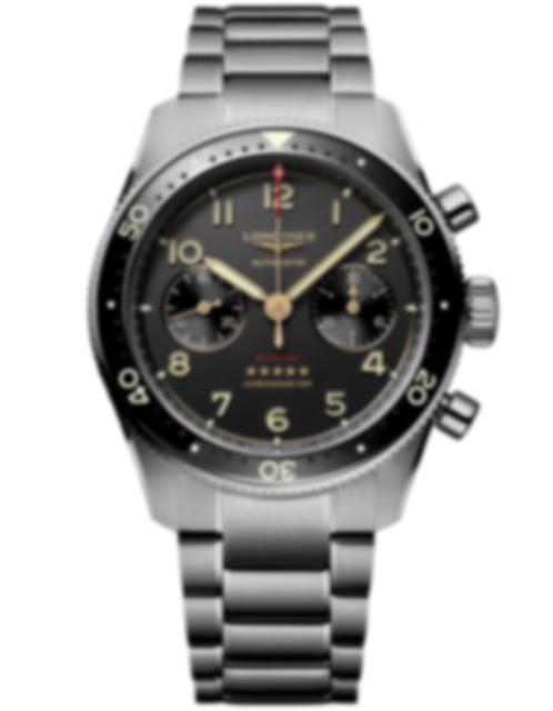 Men's watch / unisex LONGINES, Spirit Flyback Titanium / 42mm, SKU: L3.821.1.53.6 | watchphilosophy.co.uk