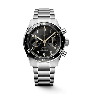 Men's watch / unisex  LONGINES, Spirit Flyback / 42mm, SKU: L3.821.4.53.6 | watchphilosophy.co.uk