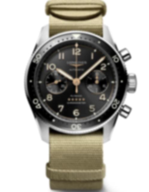 Men's watch / unisex  LONGINES, Spirit Flyback / 42mm, SKU: L3.821.4.53.9 | watchphilosophy.co.uk
