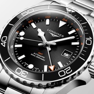 Men's watch / unisex  LONGINES, HydroConquest GMT / 43mm, SKU: L3.890.4.56.6 | watchphilosophy.co.uk