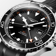 Men's watch / unisex  LONGINES, HydroConquest GMT / 43mm, SKU: L3.890.4.56.9 | watchphilosophy.co.uk