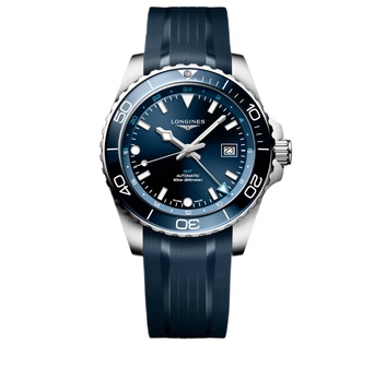 Men's watch / unisex  LONGINES, HydroConquest GMT / 43mm, SKU: L3.890.4.96.9 | watchphilosophy.co.uk