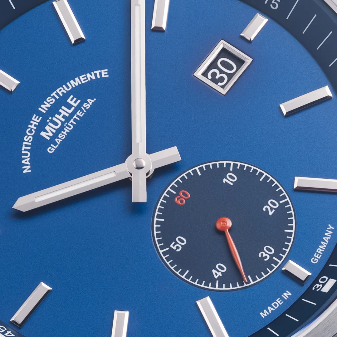 Men's watch / unisex  MÜHLE-GLASHÜTTE, 29ER Big Small Second / 42.4 mm, SKU: M1-25-82-CB-IV | watchphilosophy.co.uk