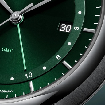 Men's watch / unisex MÜHLE-GLASHÜTTE, Teutonia II GMT / 41 mm, SKU: M1-33-96-LB-II | watchphilosophy.co.uk