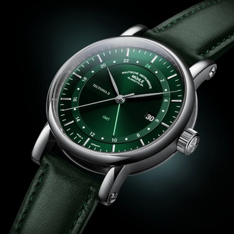 Men's watch / unisex MÜHLE-GLASHÜTTE, Teutonia II GMT / 41 mm, SKU: M1-33-96-LB-II | watchphilosophy.co.uk