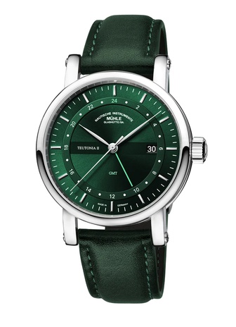 Men's watch / unisex MÜHLE-GLASHÜTTE, Teutonia II GMT / 41 mm, SKU: M1-33-96-LB-II | watchphilosophy.co.uk