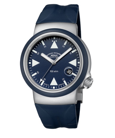 Men's watch / unisex  MÜHLE-GLASHÜTTE, S.A.R. Rescue-Timer Nautical Blue / 42 mm, SKU: M1-41-02-KB-II | watchphilosophy.co.uk