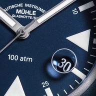 Men's watch / unisex  MÜHLE-GLASHÜTTE, S.A.R. Rescue-Timer Nautical Blue / 42 mm, SKU: M1-41-02-MB-II | watchphilosophy.co.uk