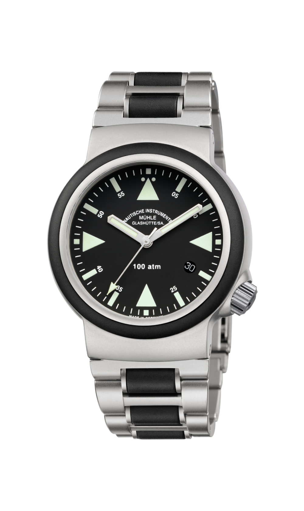 Men's watch / unisex  MÜHLE-GLASHÜTTE, S.A.R. Rescue-Timer / 42 mm, SKU: M1-41-03-MB | watchphilosophy.co.uk