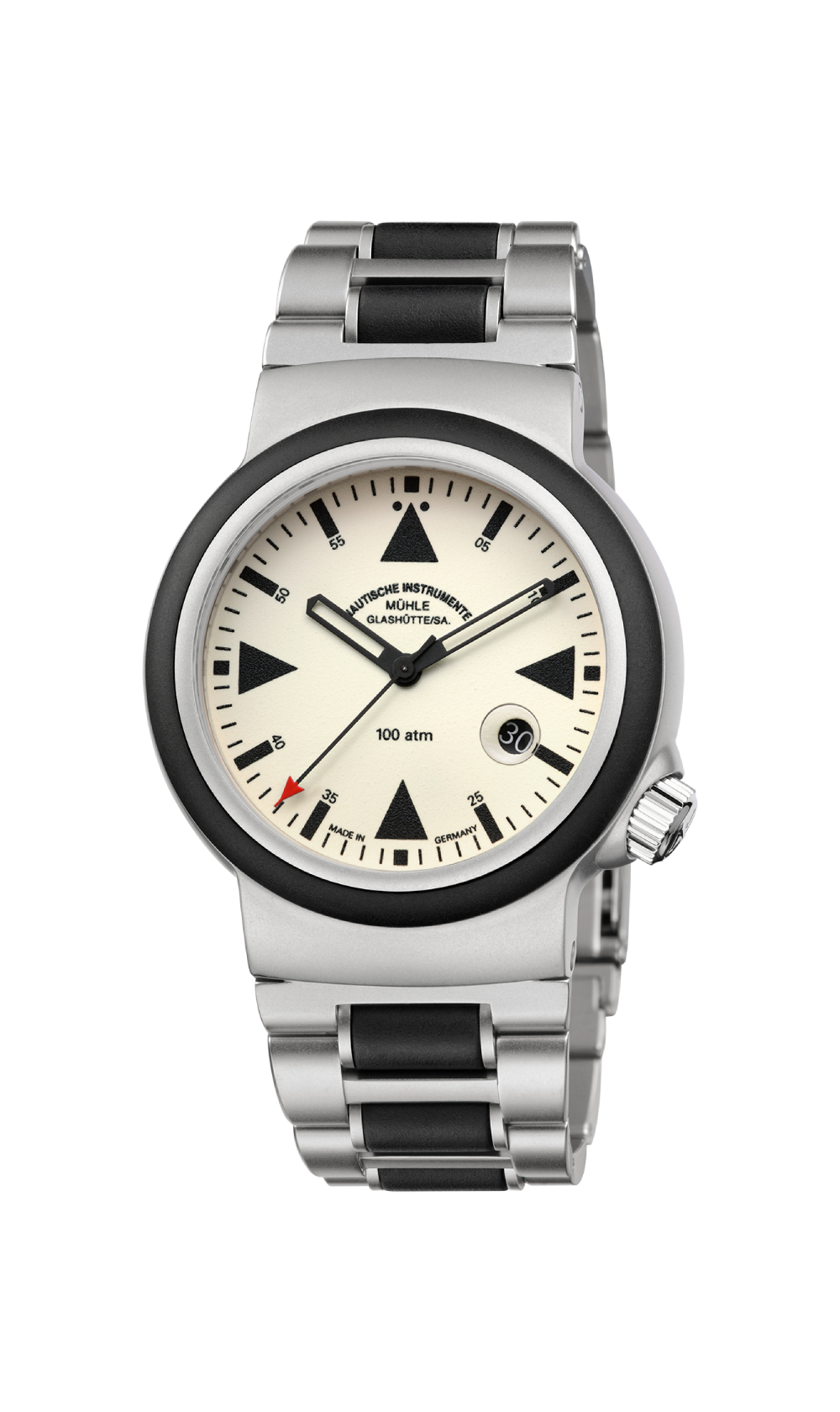 Men's watch / unisex  MÜHLE-GLASHÜTTE, S.A.R. Rescue-Timer / 42 mm, SKU: M1-41-08-MB | watchphilosophy.co.uk