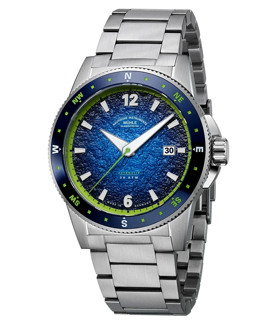 Men's watch / unisex MÜHLE-GLASHÜTTE, Sportivo Compass Date / 42.50mm, SKU: M1-52-22-MB | watchphilosophy.co.uk