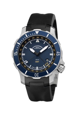 Men's watch / unisex  MÜHLE-GLASHÜTTE, S.A.R. Seebataillon GMT / 45mm, SKU: M1-28-62-KB | watchphilosophy.co.uk